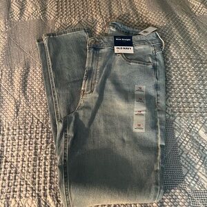 Old Navy Blue Slim Straight Jeans